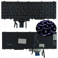 Klawiatura do Dell Latitude 5500 5501 5510 Precision 3500 3540 3550 LED