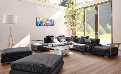 Obraz Na Płótnie - Ryby Pastele  - 90X30 Cm - Ca90X30-4096 na Arena.pl