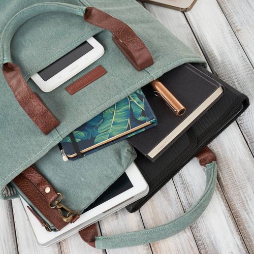 torebka damska shopper duża na ramię z dodatkową kosmetyczką wegańska na Arena.pl