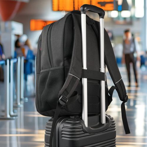 plecak na laptopa podróżny do biura wielofunkcyjny czarny na Arena.pl