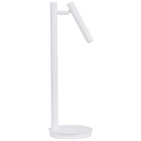 Stołowa LAMPA stojąca SOPEL 50196 Sigma biurkowa LAMPKA metalowa tuba regulowana biała