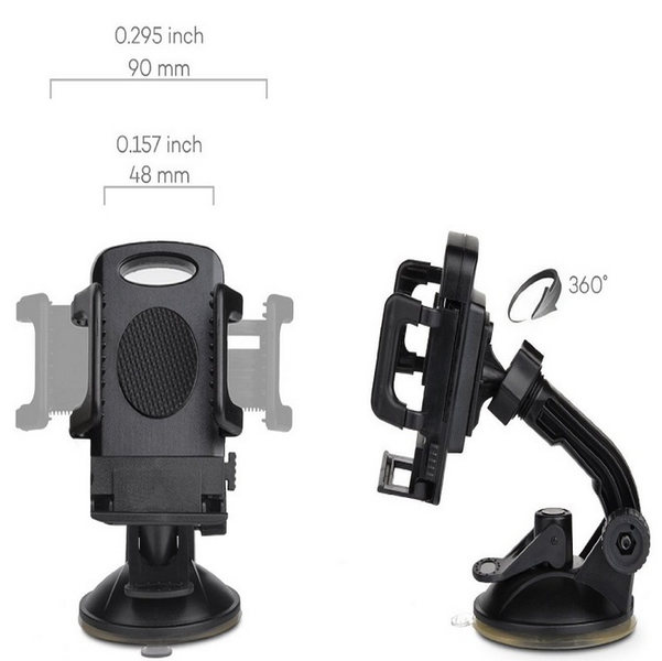 Uniwersalny UCHWYT SAMOCHODOWY TELEFONU do SZYBY zdjęcie 6