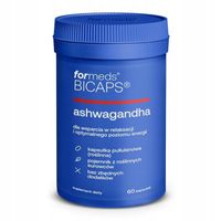 Formeds BICAPS ASHWAGANDHA Witanolidy 29mg Ekstrakt z korzenia 60 kaps.