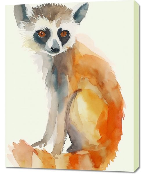 Obraz 70x90cm Lemurek zdjęcie 1