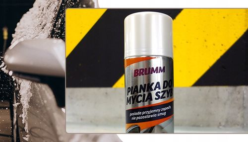 PIANKA DO MYCIA SZYB PRZYJEMNY ZAPACH NIE POZOSTAWIA SMUG BRUMM 400 ml na Arena.pl