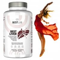 BEST LAB BestLiver BestLab 90Kaps - Sprawna i Zdrowa Wątroba Detox Wątroby