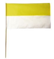 flaga materiał żółto-biała 25szt.  papieska 8520