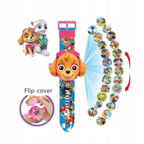 ZESTAW PSI PATROL WALKIE TALKIE + ZEGAREK Z PROJEKTOREM SKYE DLA DZIECI na Arena.pl