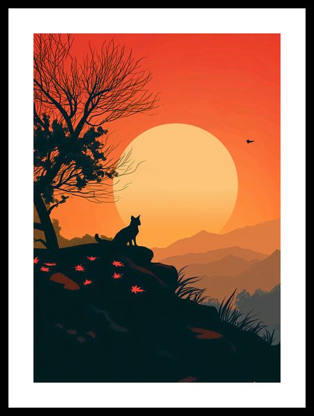 Plakat 29,7x42cm Kocie Wzgórze zdjęcie 3