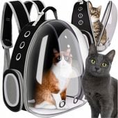 PLECAK DLA KOTA PSA TRANSPORTER PRZEZROCZYSTY WENTYLOWANY NA PSA NA KOTA