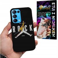 ETUI CASE DO OPPO FIND X3 LITE - ROCK KAPELE WZORY FAN POKROWEIC PLECKI
