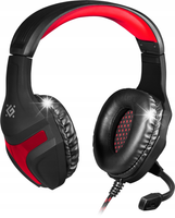 Słuchawki z mikrofonem Defender Scrapper 500 Gaming czerwono-czarne