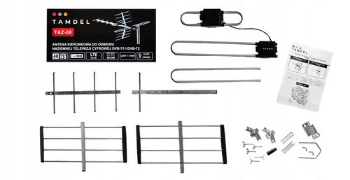 Antena do TV naziemnej DVB-T2 COMBO MUX-8 VHF/UHF zewnętrzna 4K LTE na Arena.pl