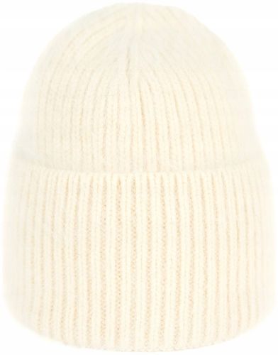 Czapka zimowa damska Buckland - angorowa, ciepła i miła Ecru na Arena.pl