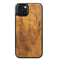 drewniane etui na iphone 13 łapacz snów imbuia