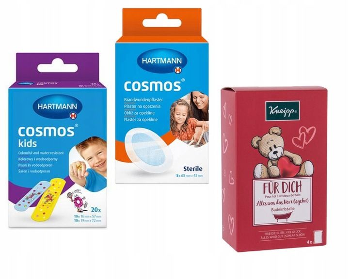 Plaster Na Oparzenia Cosmos 68mm x 43mm 8 Sztuk zdjęcie 3