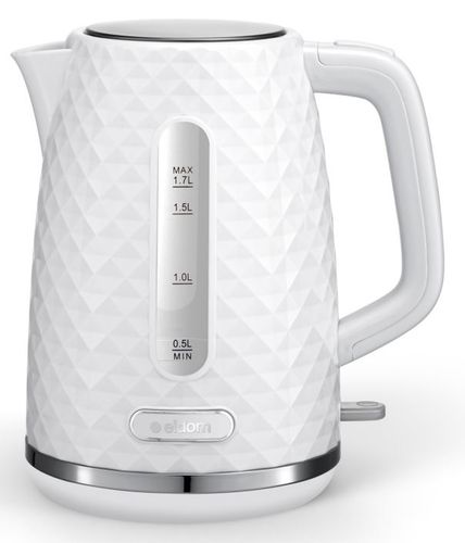 Czajnik elektryczny bezprzewodowy biały ELDOM C280B 1,7L 2200W cichy MOCNY na Arena.pl