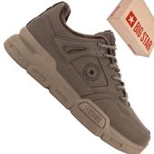 Big Star OO174580 półbuty zimowe męskie | ocieplane sneakersy brązowe