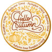 CIASTKO LUKROWANE HALLO AUTUMN ROZ.XL KOŁO NO.1 JESIEŃ RĘCZNIE ROBIONE