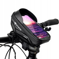 SAKWA ROWEROWA WODOODPORNA UCHWYT ETUI NA TELEFON TORBA NA KIEROWNICE S