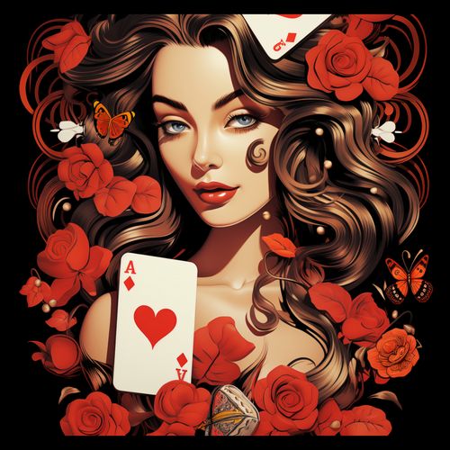 Plakat 30x30cm Różany Hazard na Arena.pl