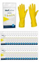 Rękawice Gospodarcze Lateksowe / Żółte / Rozmiar: 8 - M / Ideall Yellow