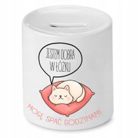 Skarbonka Śmieszna Zabawna Jestem Dobra W Łóżku Z Nadrukiem Ze Zdjęciem