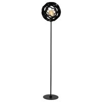 Podłogowa kulista lampa Hannelore 10723/01/30 Lucide metalowa czarna