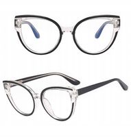 SOLIDNE Damskie Okulary Zerówki do KOMPUTERA Blue Light OPRAWKI Teleskopy