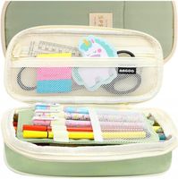 Piórnik Duży Komorowy Kosmetyczka Saszetka 3w1