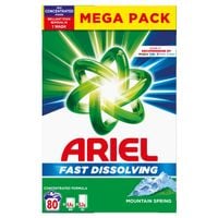 ariel 4,4kg mountain spring box 80 prań proszek do prania