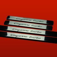 Listwa progowa PORSCHE CAYENNE 955 CAYENNE TURBO Stal nierdzewna 304 połysk