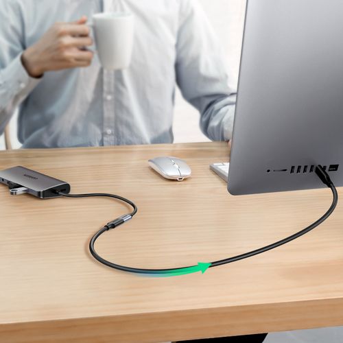 Przedłużacz kabla przewodu USB-C 100W 10Gb/s 1m czarny na Arena.pl