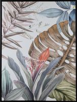 Obraz ręcznie malowany liście 60X80 wielokolorowy