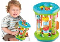 DUMEL ROLER ZABAWKA DO NAUKI RACZKOWANIA 8 AKTYWNYCH ZABAWEK ROLLER 6m+