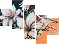 OBRAZ MAGNOLIA SUNSET KWIATY ZACHÓD SŁOŃCA