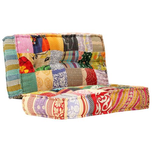 VidaXL Sofa, 120x120x20 cm, tkanina, patchwork na Arena.pl