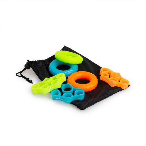 Zestaw Do Ćwiczeń Rehabilitacji Rąk Palców Nadgarstka 6 Silikonowych Elemen na Arena.pl