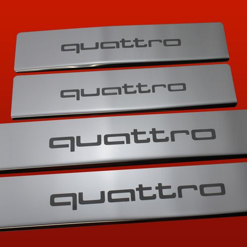 Listwa progowa AUDI A4 B6 QUATTRO Stal nierdzewna 304 połysk 4szt na Arena.pl