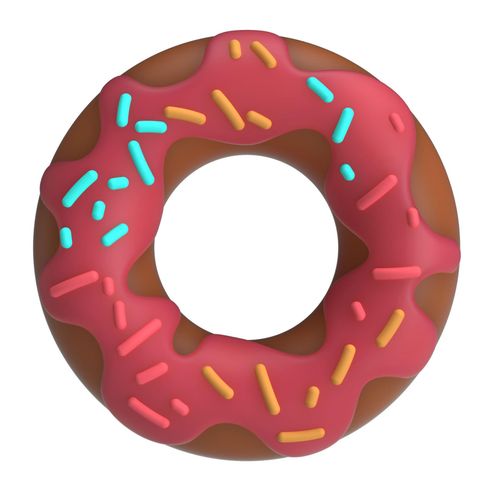 Pretty Love Berry Super Donut Silicone Cock Ring na Arena.pl