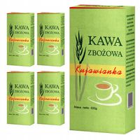 Kawa Zbożowa Kujawianka bez kofeiny naturalna tradycyjna Delecta 5x500g