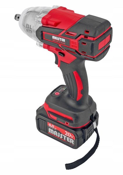 KLUCZ UDAROWY Akumulatorowy BEZSZCZOTKOWY do KÓŁ 20V 1/2' 2xAKU 4AH WALIZKA zdjęcie 6