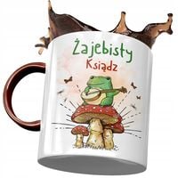 Kubek Bordowy Dla Księdza Żajebisty Ksiądz Prezent Z Nadrukiem Ze Zdjęciem