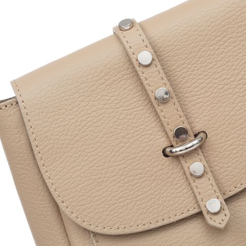 VERA PELLE torebka damska skórzana listonoszka z paskiem V645 c.zielona na Arena.pl