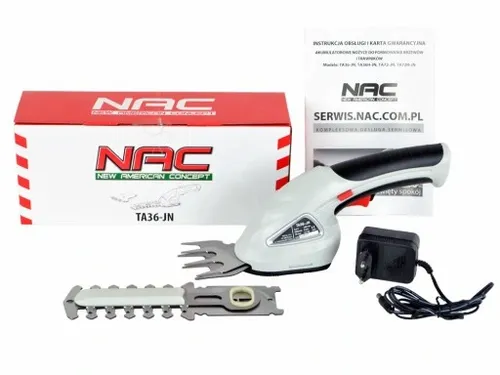 NOŻYCE DO TRAWY KRZEWÓW NAC TA36-JN AKUMULATOROWE na Arena.pl