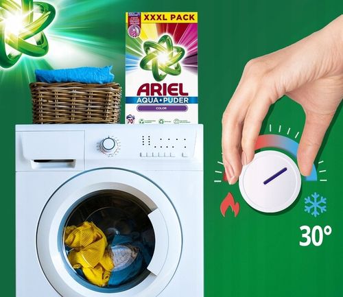 ARIEL proszek ORYGINALNY do prania kolorowych tkanin Mountain Spring 9 kg! na Arena.pl