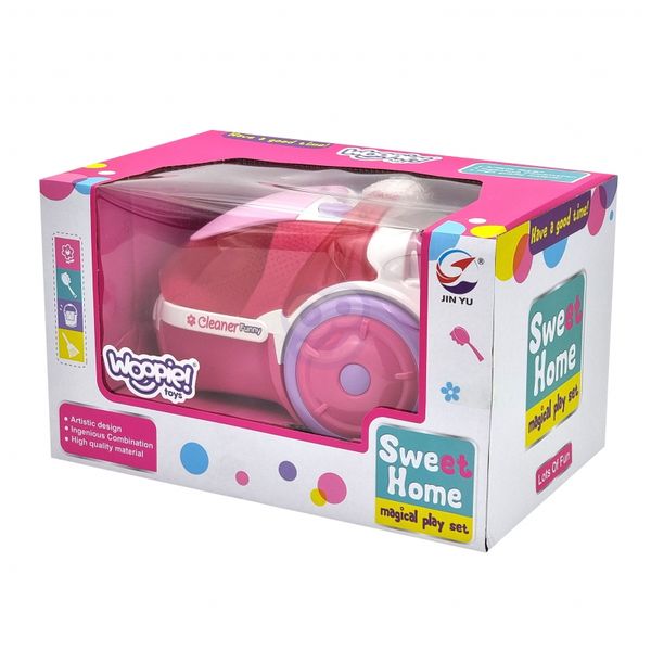 WOOPIE Odkurzacz dla Dzieci z Funkcją Wciągania Różowy zdjęcie 6