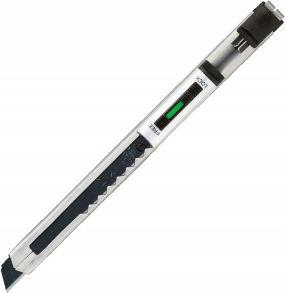 Nóż segmentowy 9mm KDS Japan S-11B Slim Silver zdjęcie 1