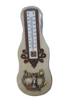 deska gitarowa poroże + termometr   26,5 x 10 cm   nr58