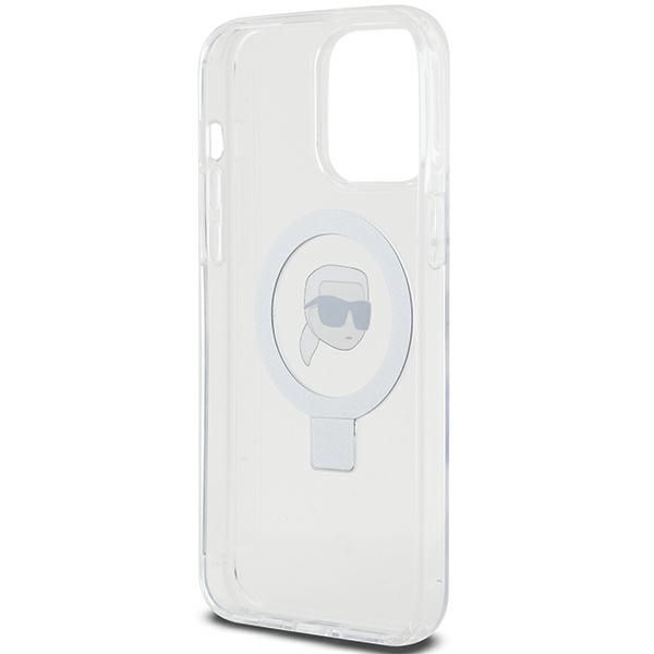 Etui Karl Lagerfeld do iPhone 15 Pro, Biały, MagSafe zdjęcie 7